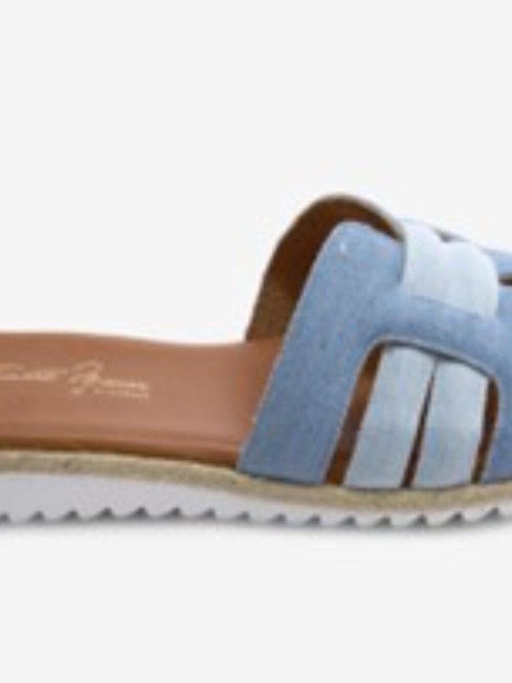 Ladies Blue Slides - Picture 3 of 4